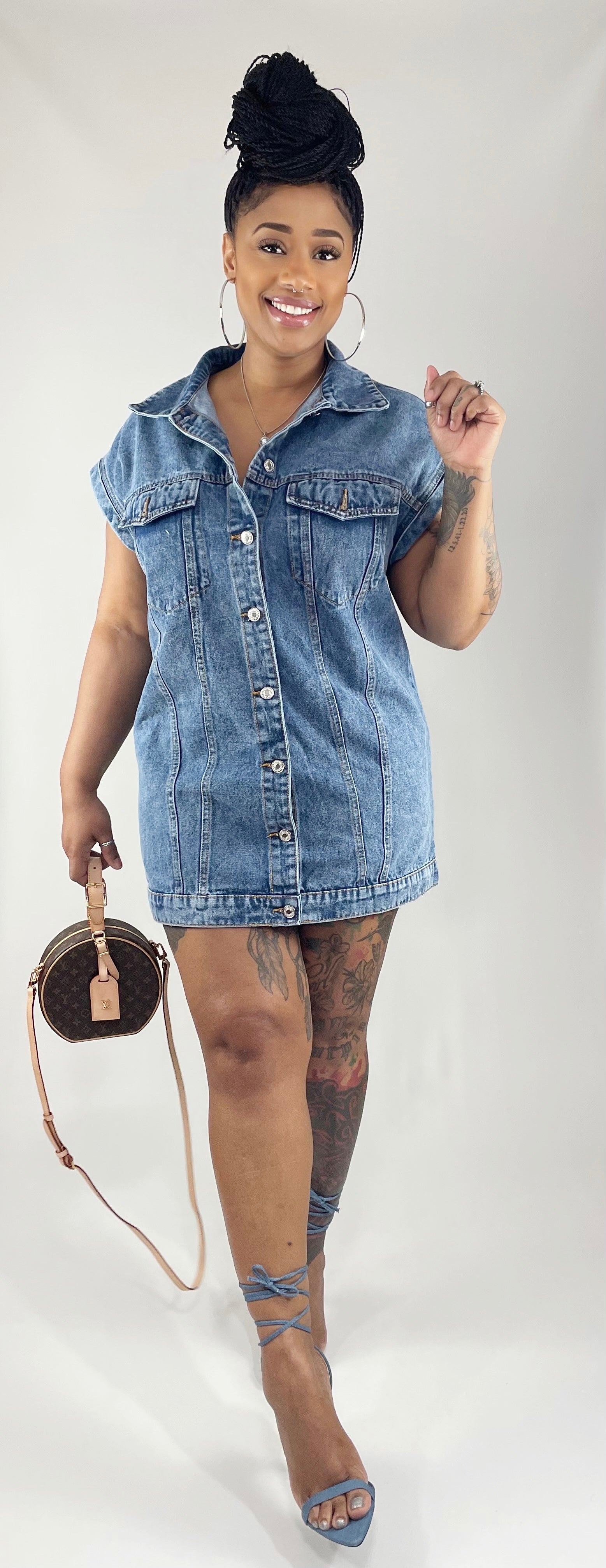 Versatile Denim Dress Pineapple N Baby Versatile Denim Dress Pineapple N Baby