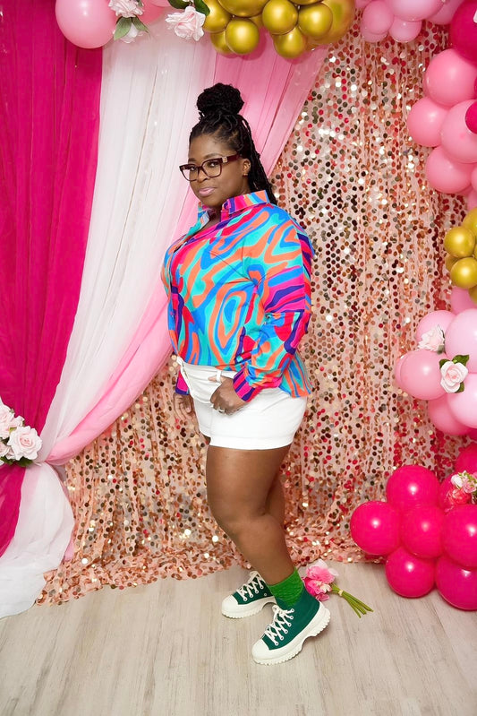 Total Delicious Shirt Dress