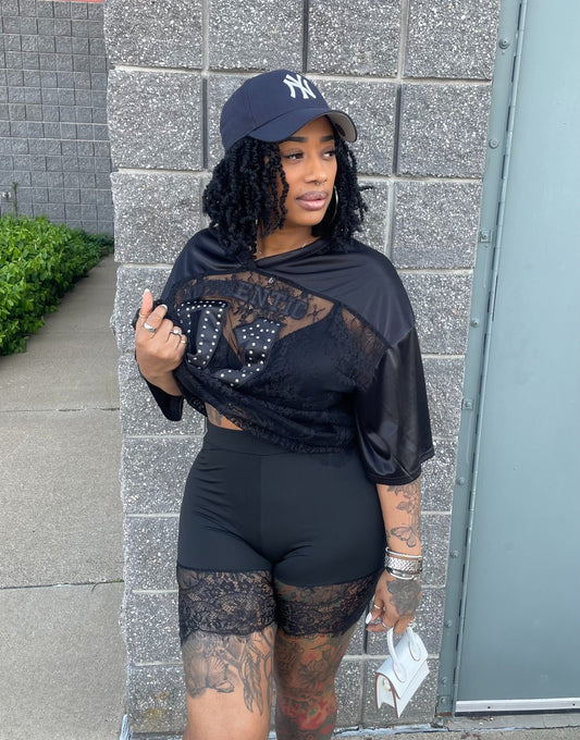 Dahlia Lace Biker Shorts