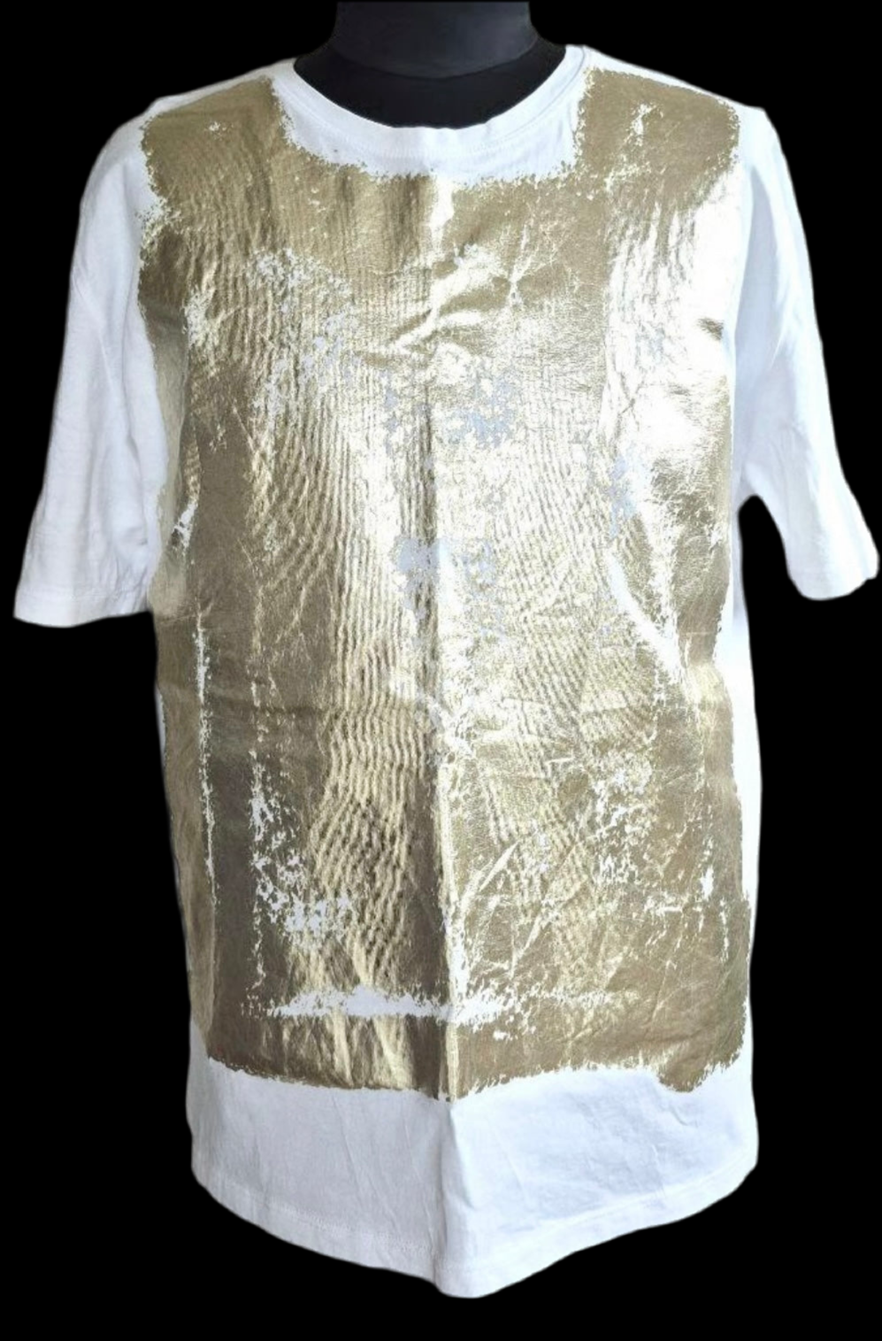 Metallic Gold Foil Graphic Tee