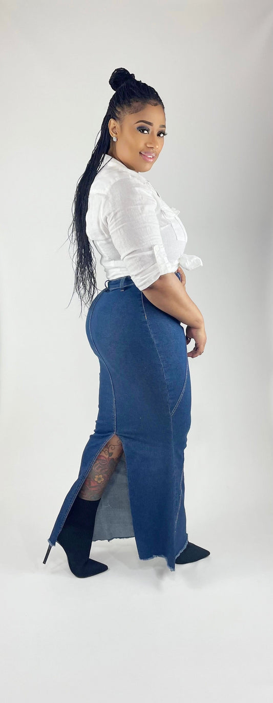 Curvy Stitch Mermaid Skirt