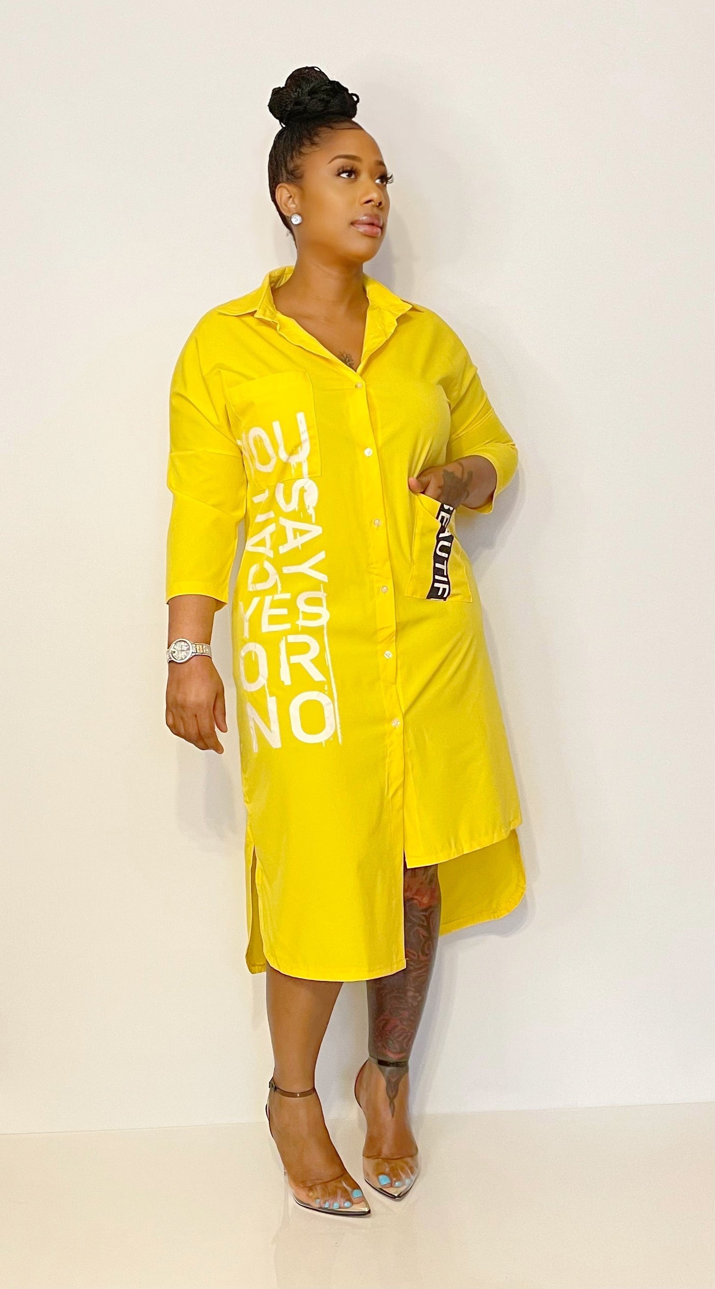 pineapple shirt dress Pineapple Shirt Dress 40/Medium