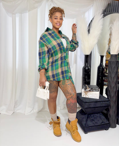 Raleigh Oversized Plaid Shirt