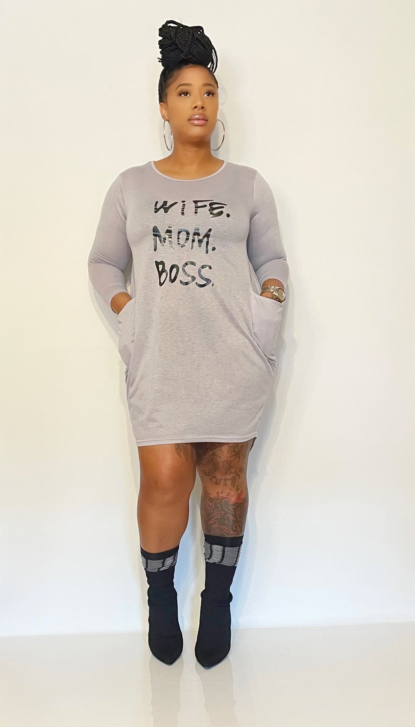 Define Me T-shirt Dress