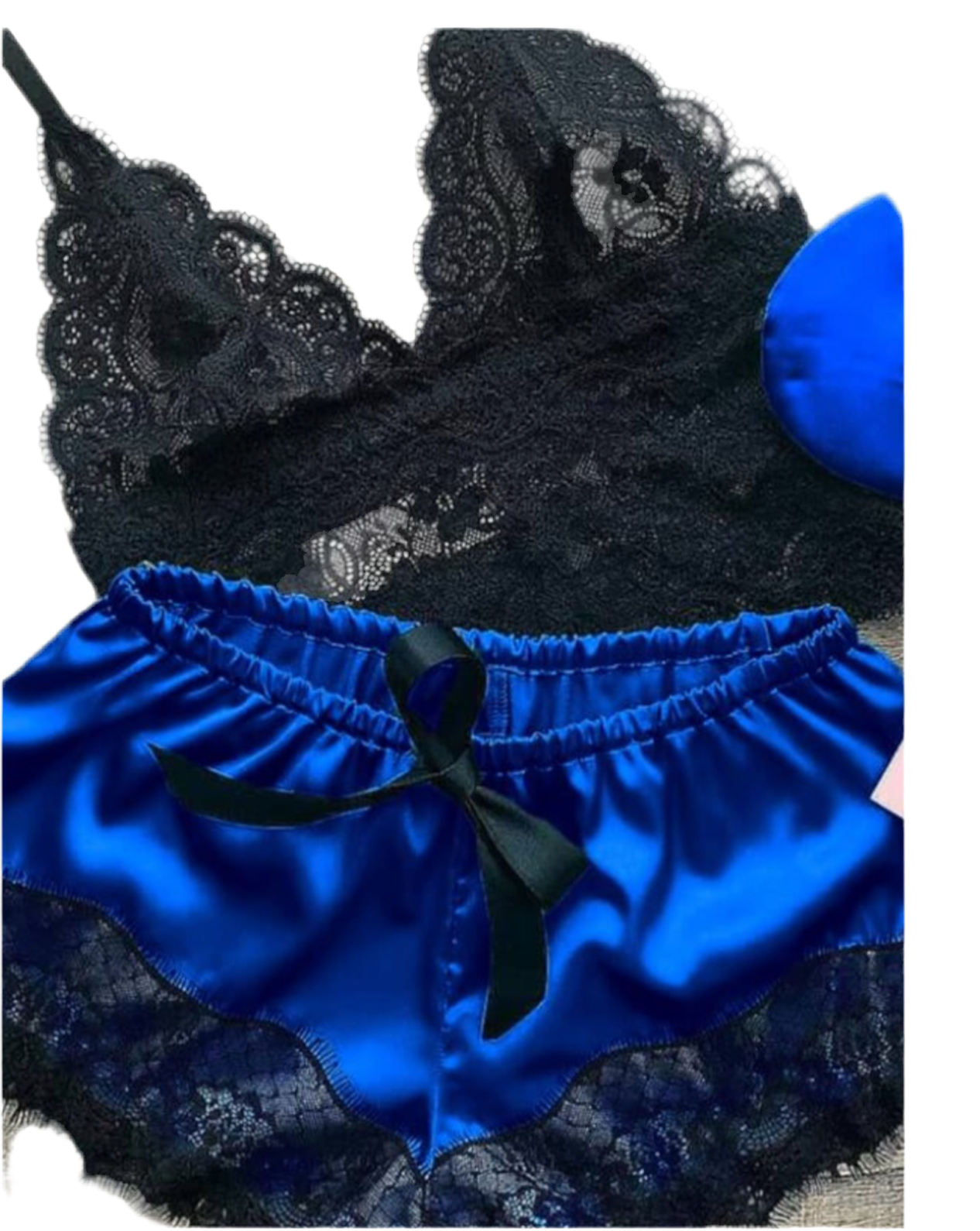 Good Night Silk Lace Set