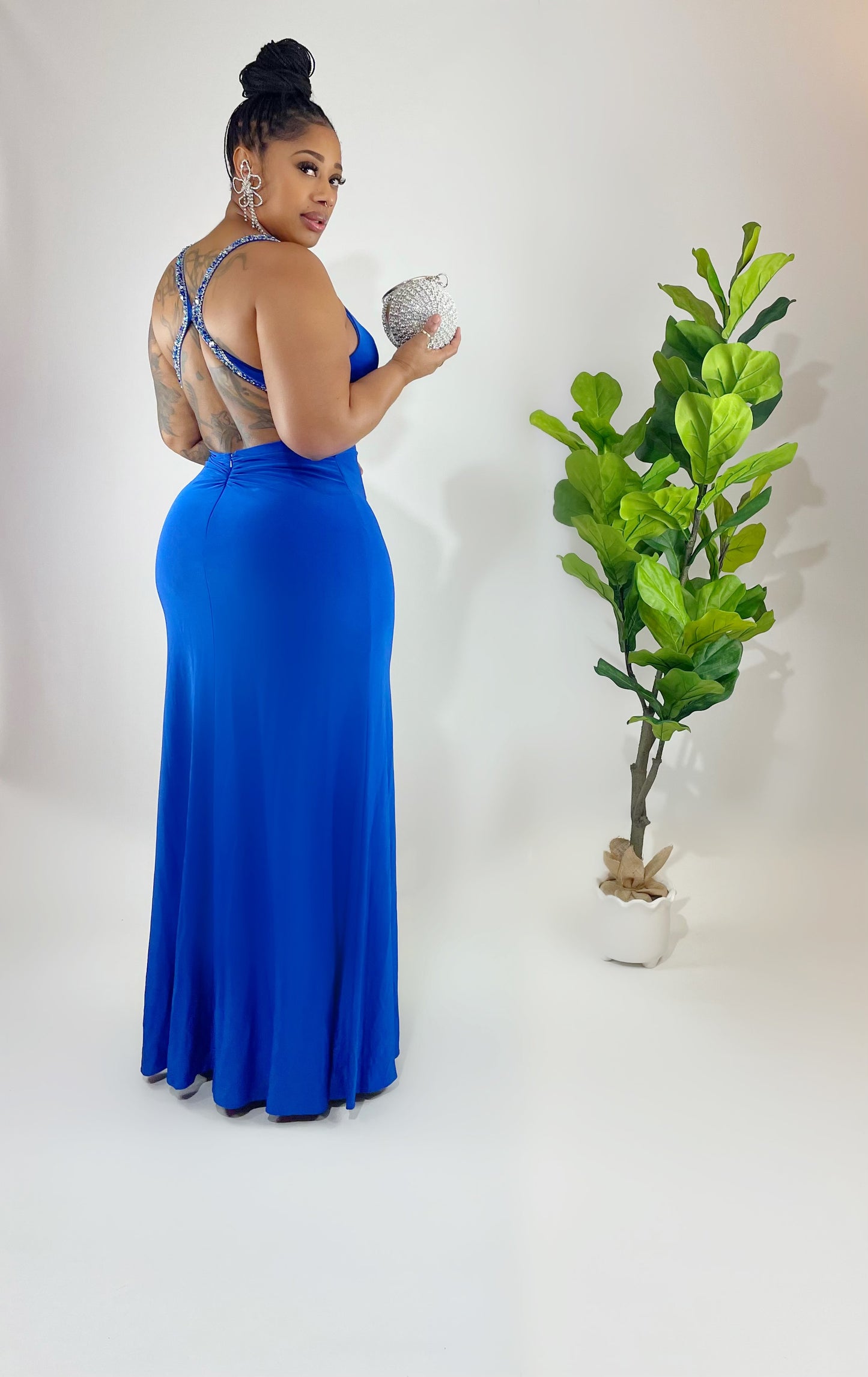 Sapphire Evening Gown