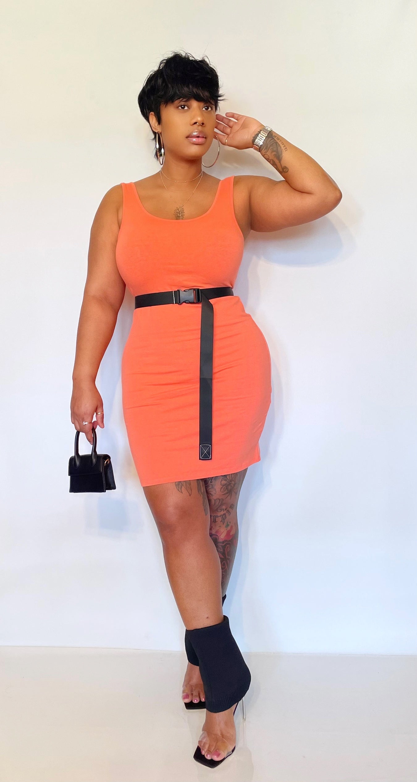 Simplicity Tape Belt Dress