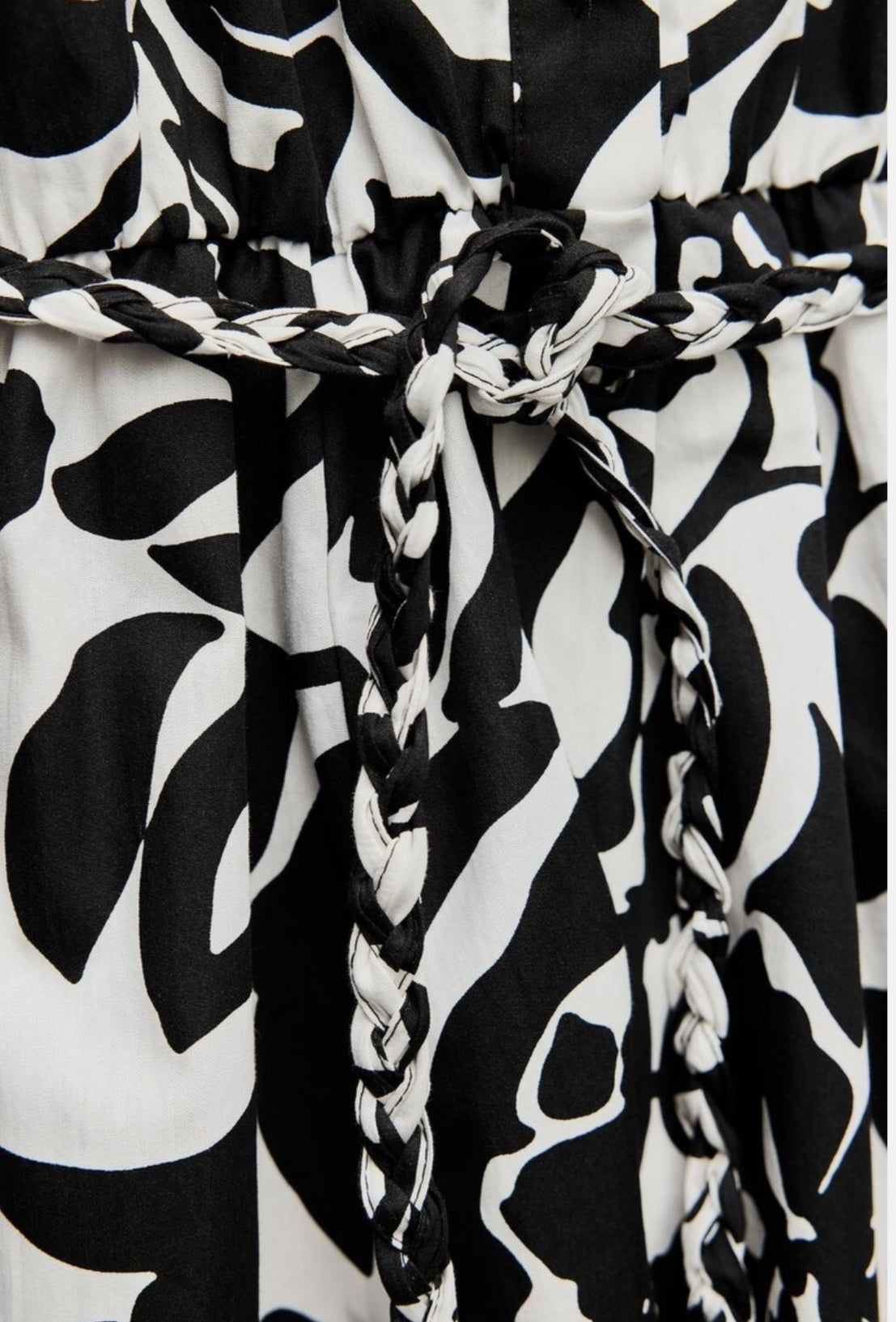 Pattern Play Poplin Belted Dress