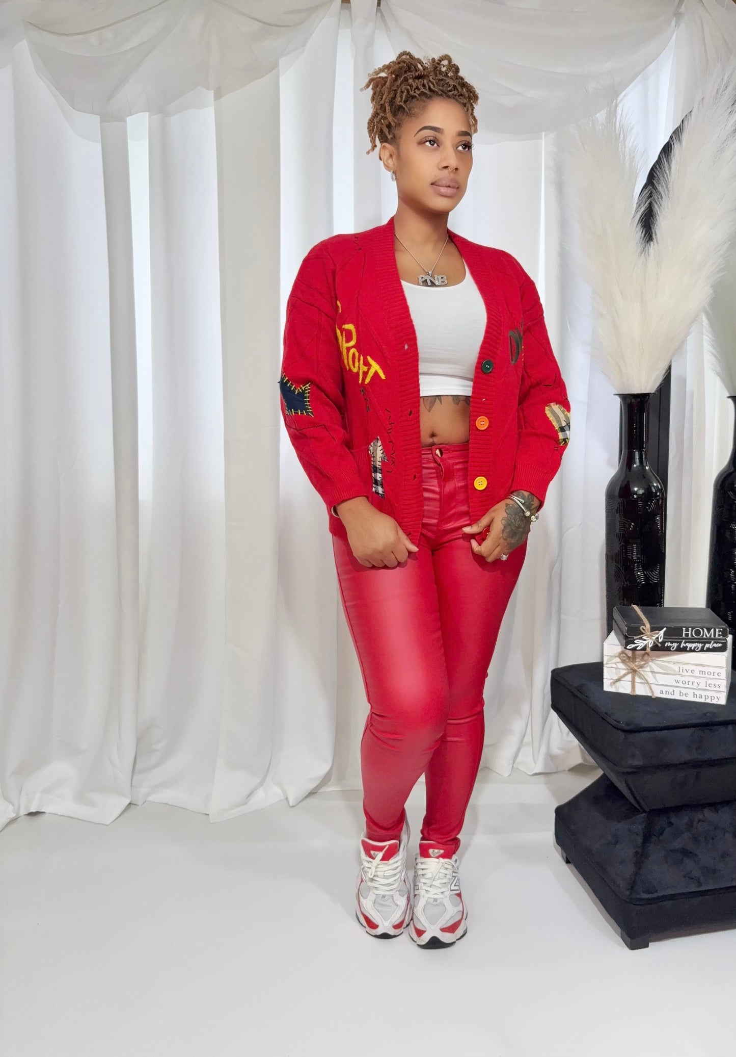 Scarlet PU Faux Leather Pants