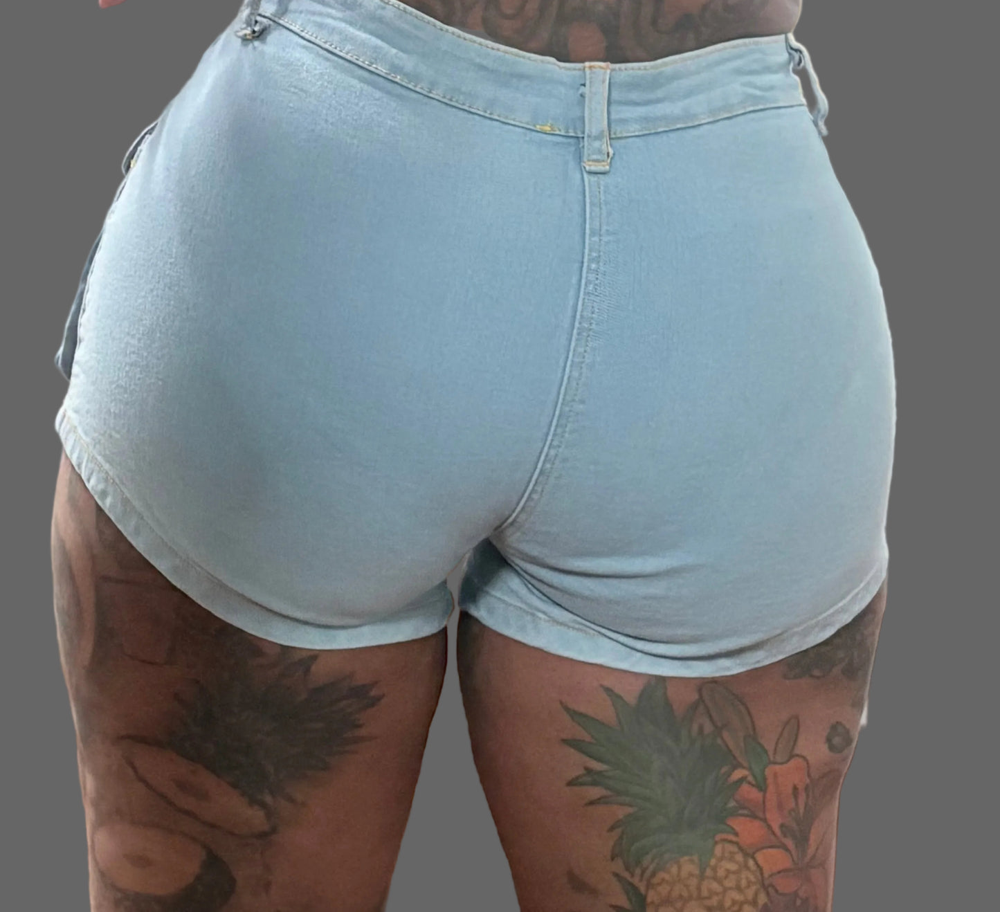 Urban Edge Utility Pocket Denim Shorts