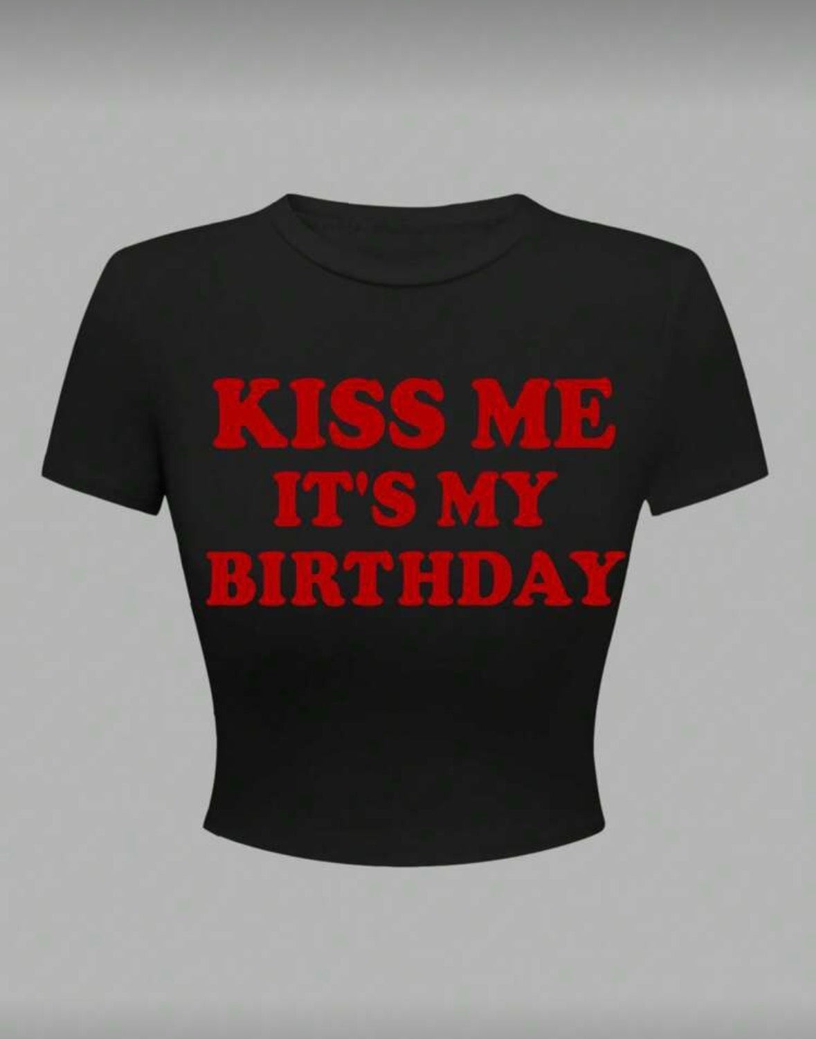 It’s My Bday Crop Top