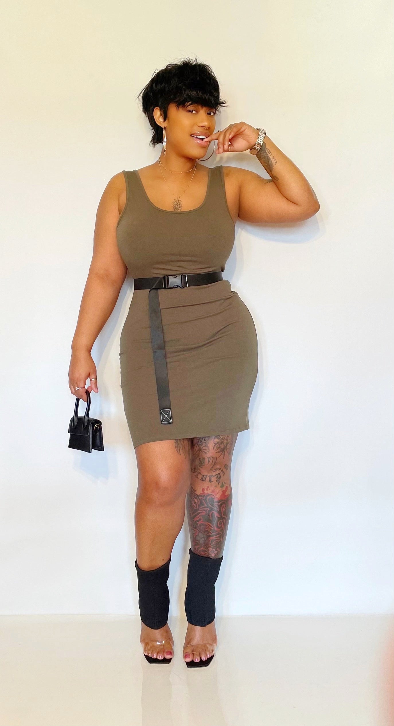 Simplicity Tape Belt Dress