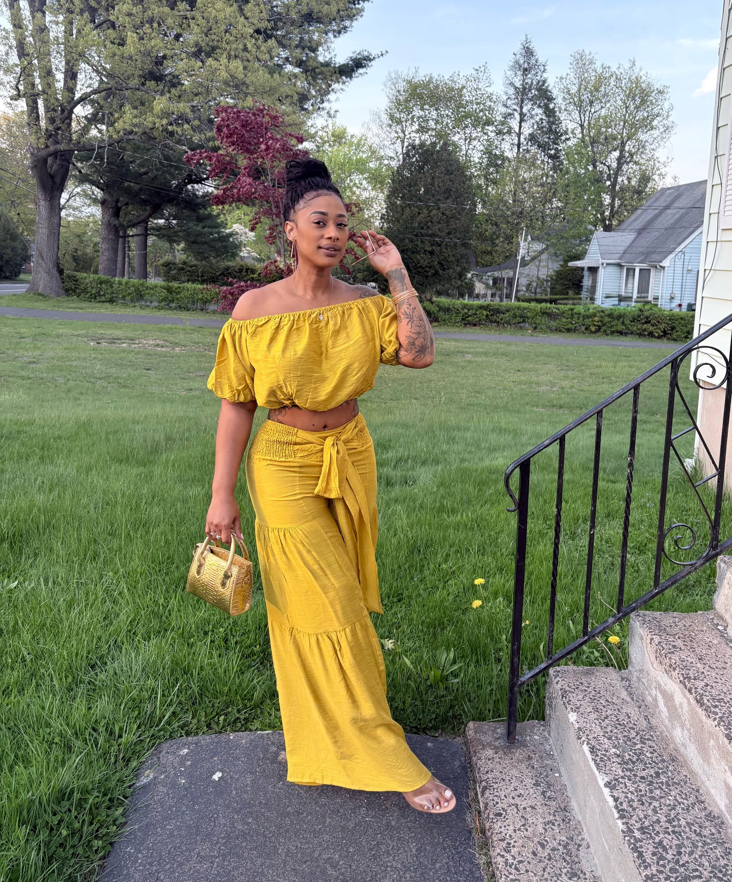 Caribbean Crush Pants Set
