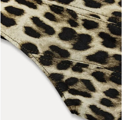 Leopard Fit & Flare Dress