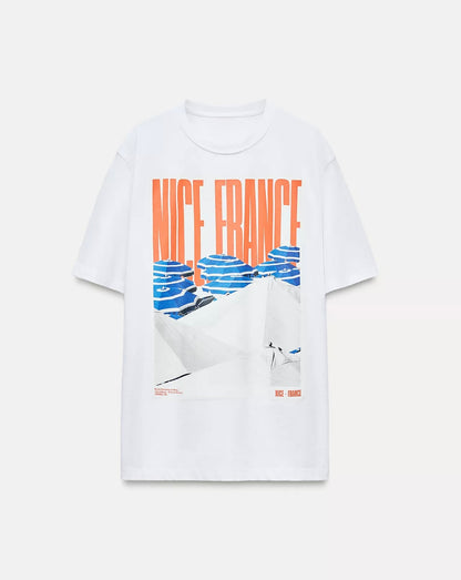 Nice France Oversized Tee