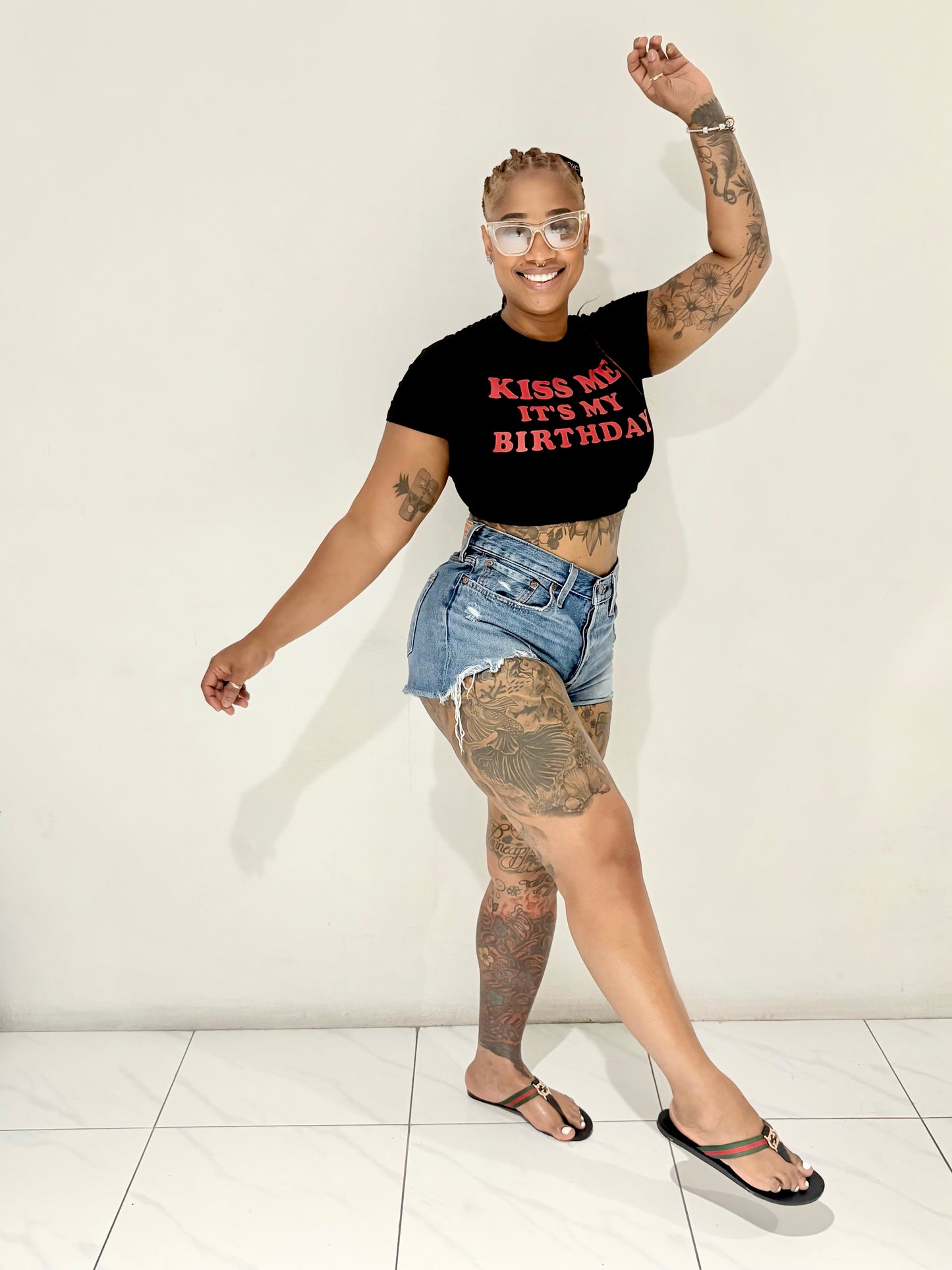 It’s My Bday Crop Top