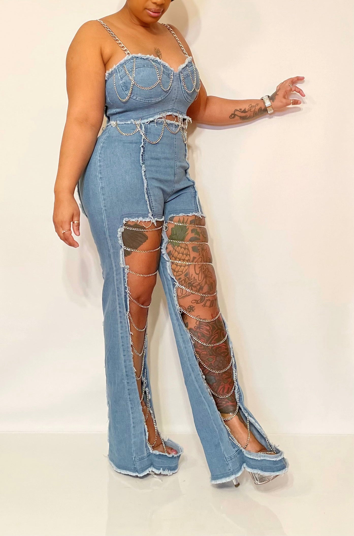 Break Every Chains Denim Set