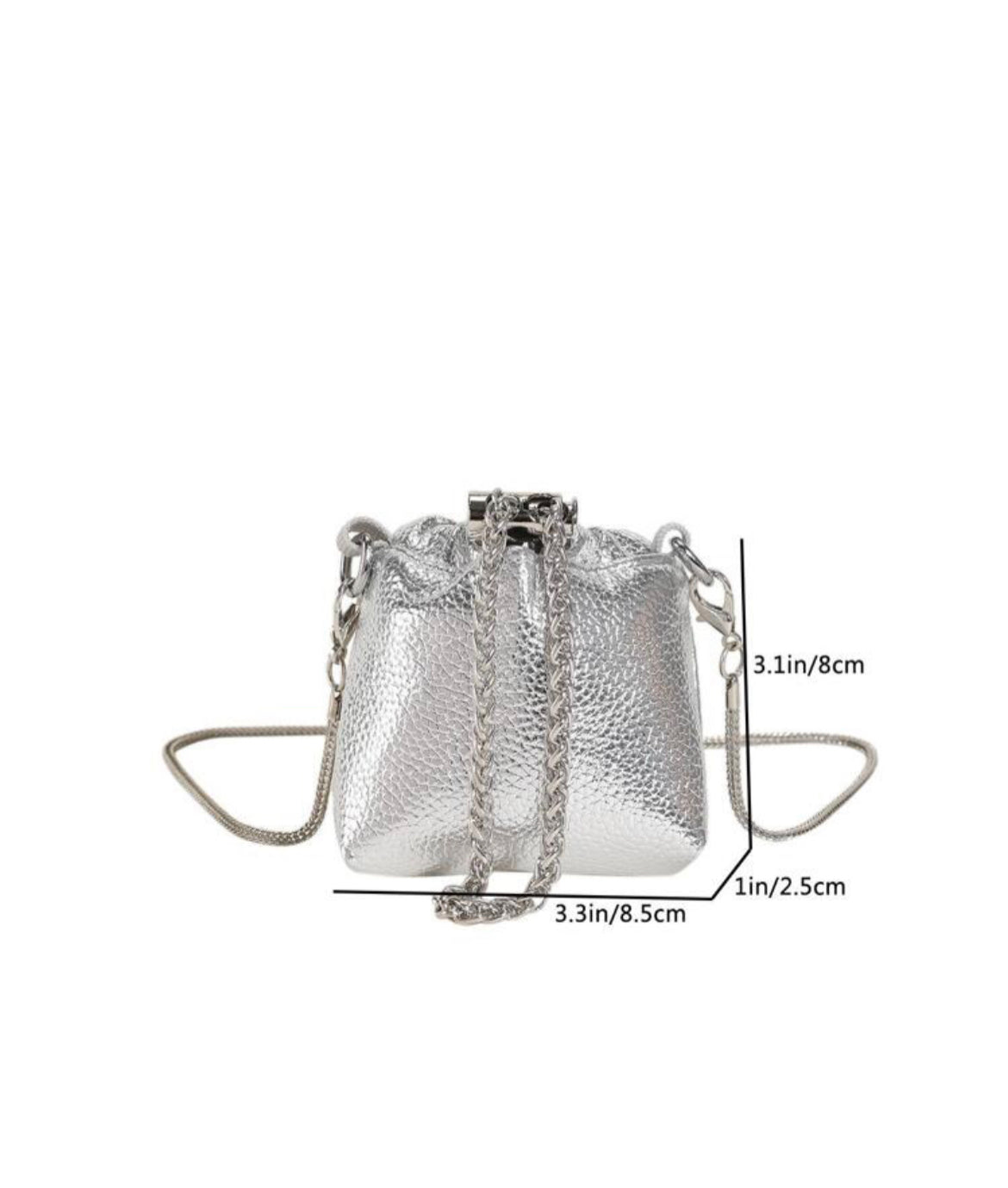 Drawstring Mini Bucket Bag