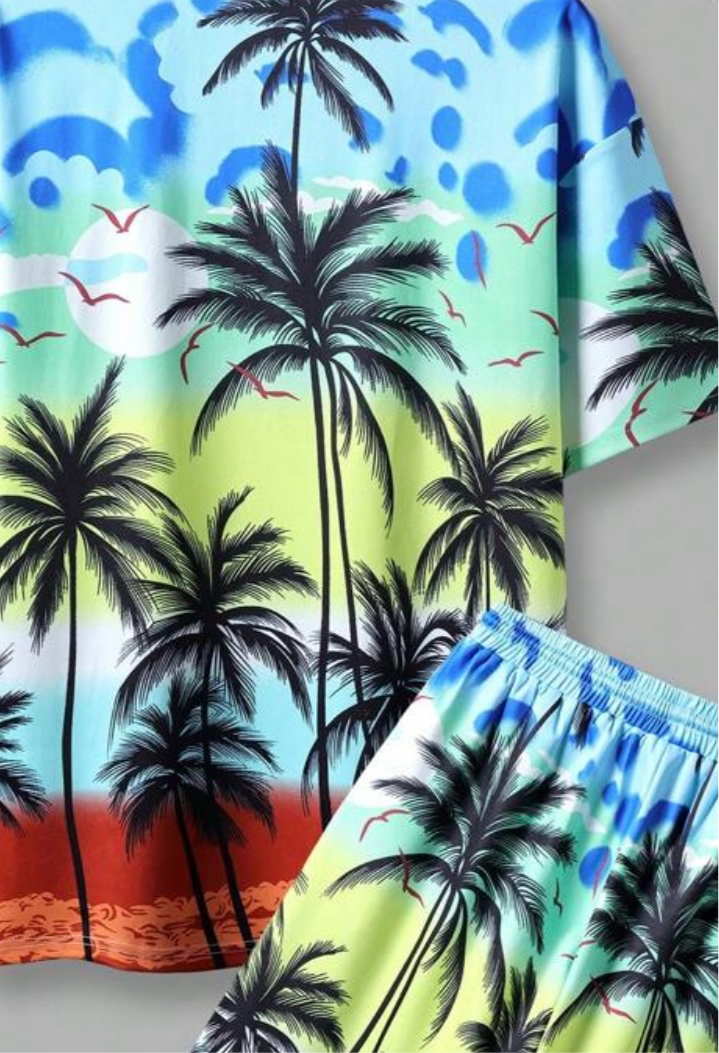 Tropical Shorts Set