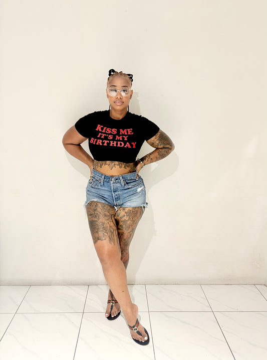 It’s My Bday Crop Top