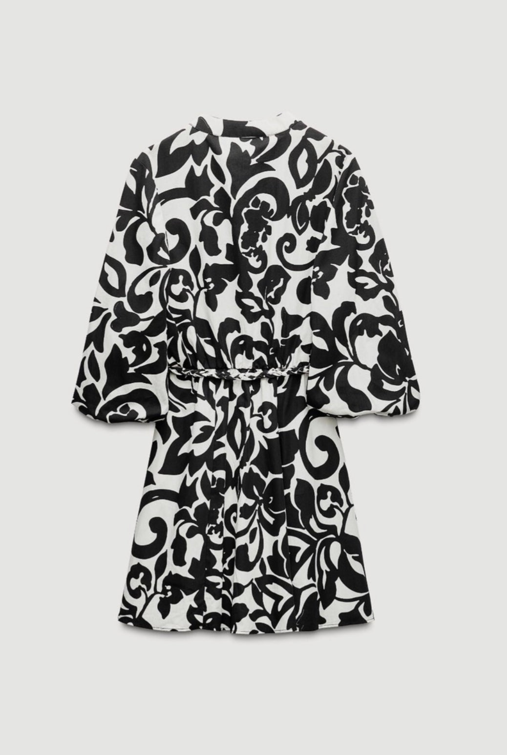 Pattern Play Poplin Belted Dress