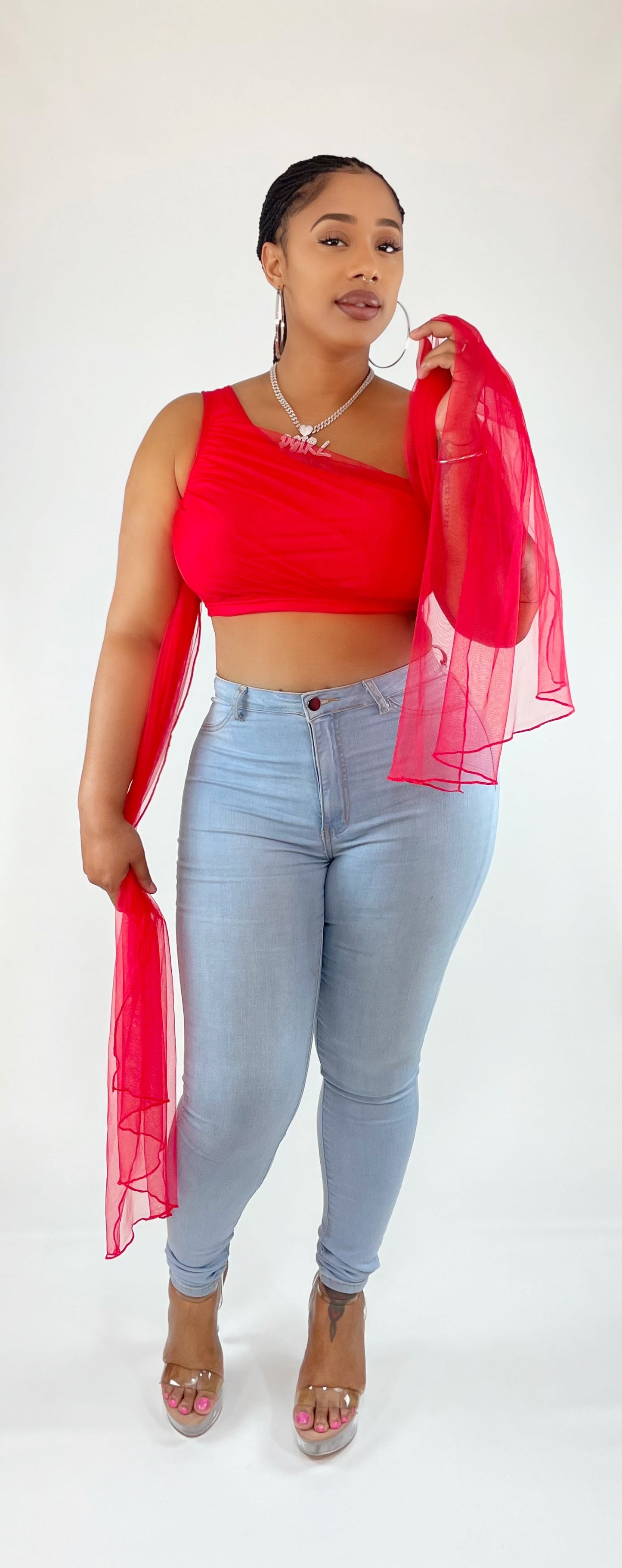 Rum Punch Tulle Top