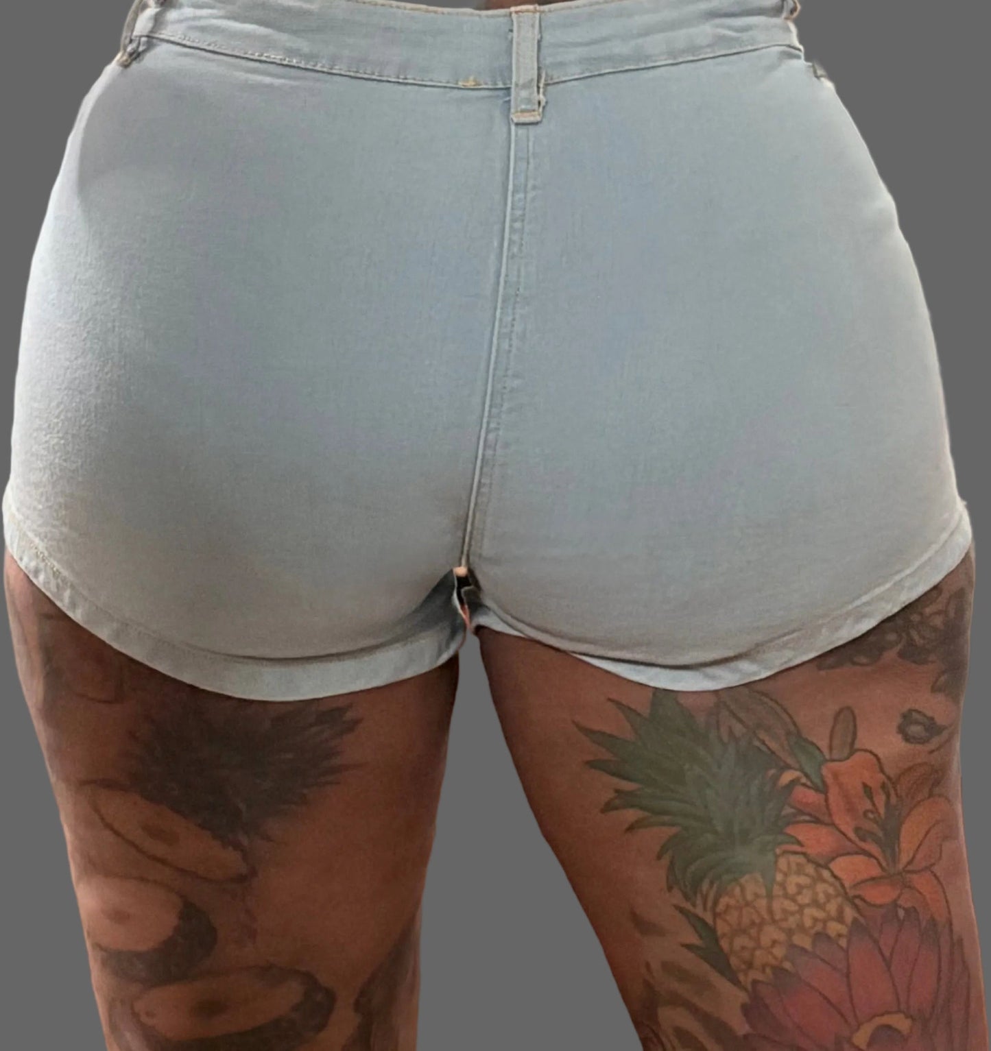 Urban Edge Utility Pocket Denim Shorts