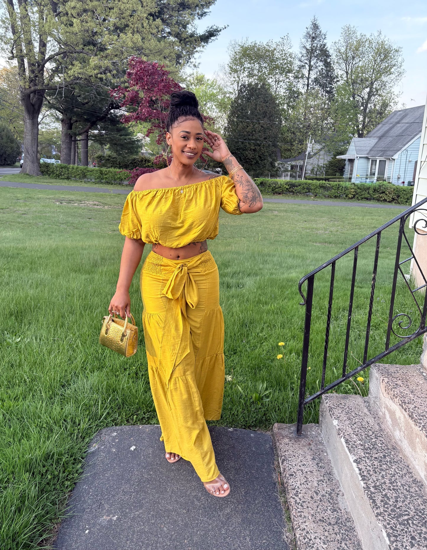 Caribbean Crush Pants Set