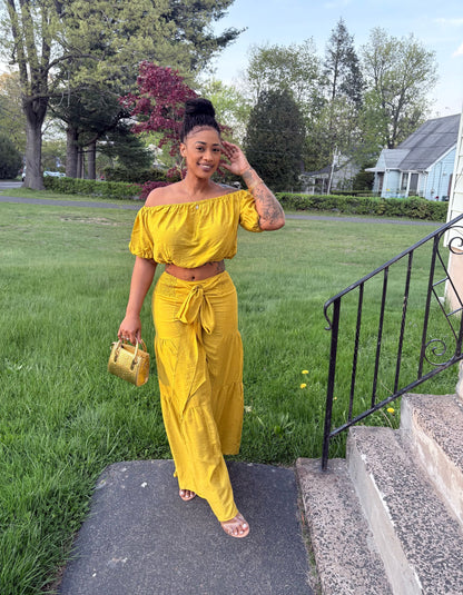 Caribbean Crush Pants Set