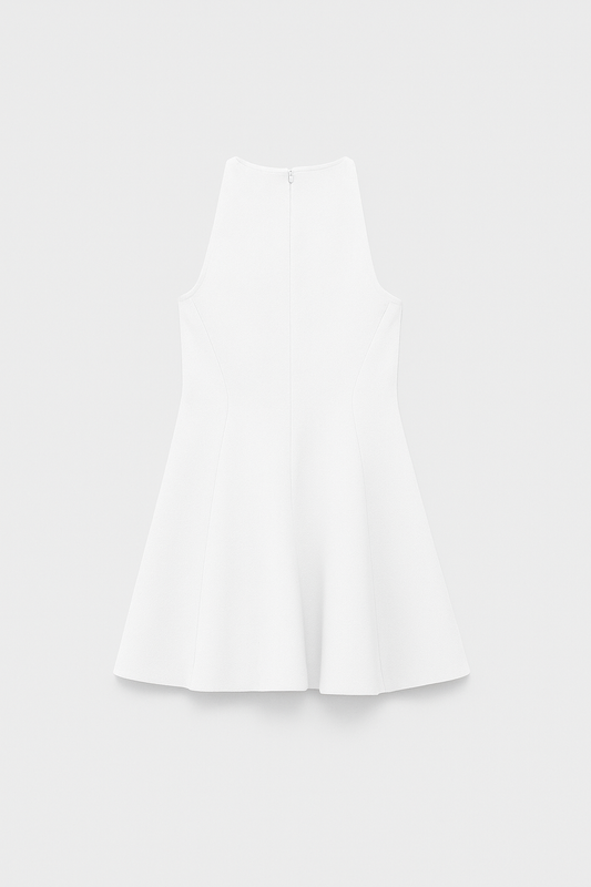 Timeless Angelic Godet Mini Dress