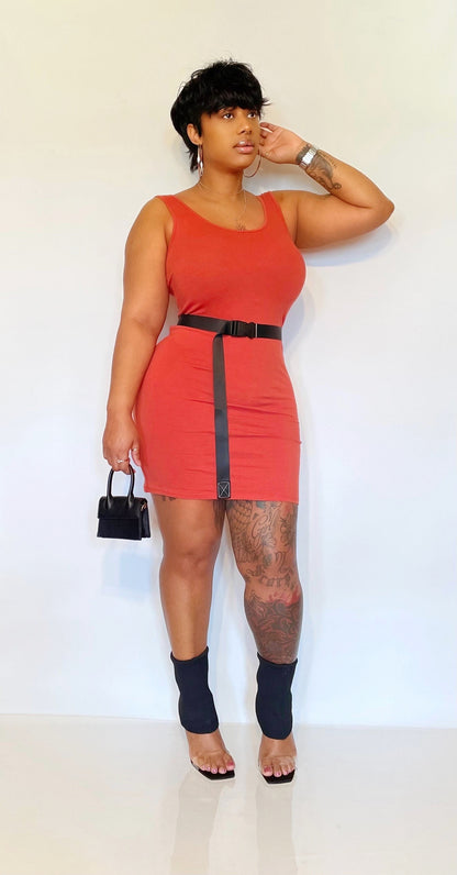 Simplicity Tape Belt Dress