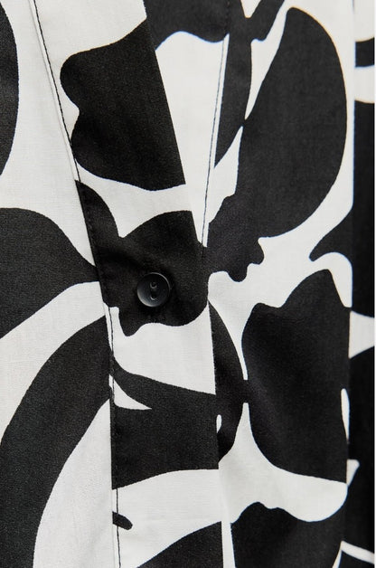 Pattern Play Poplin Belted Dress