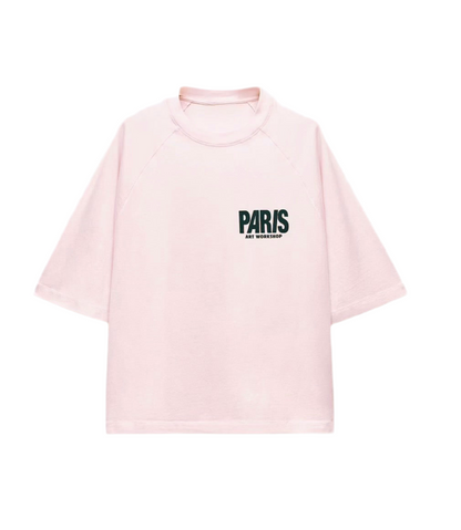 Paris Art Oversized T-Shirt