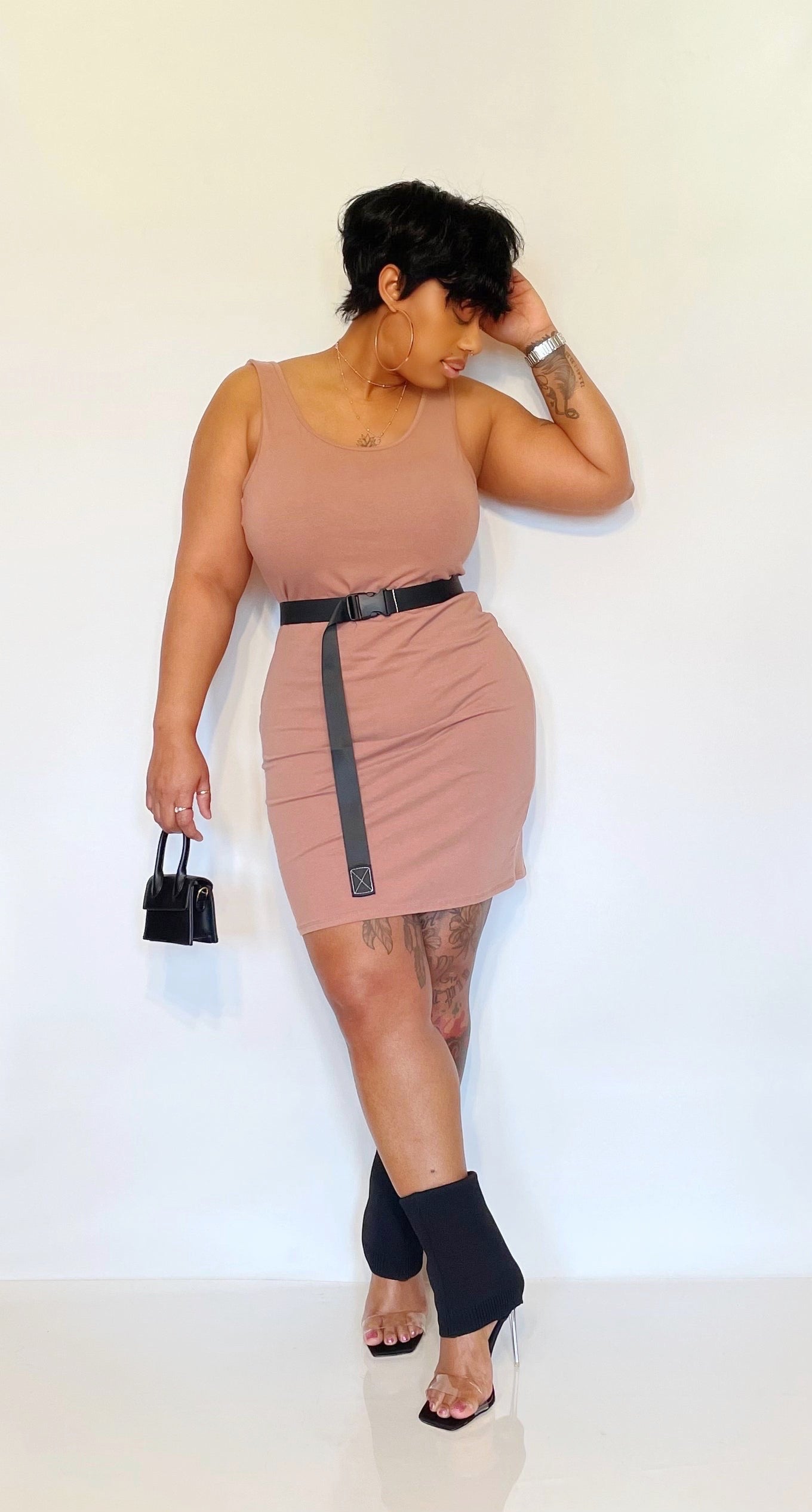 Simplicity Tape Belt Dress