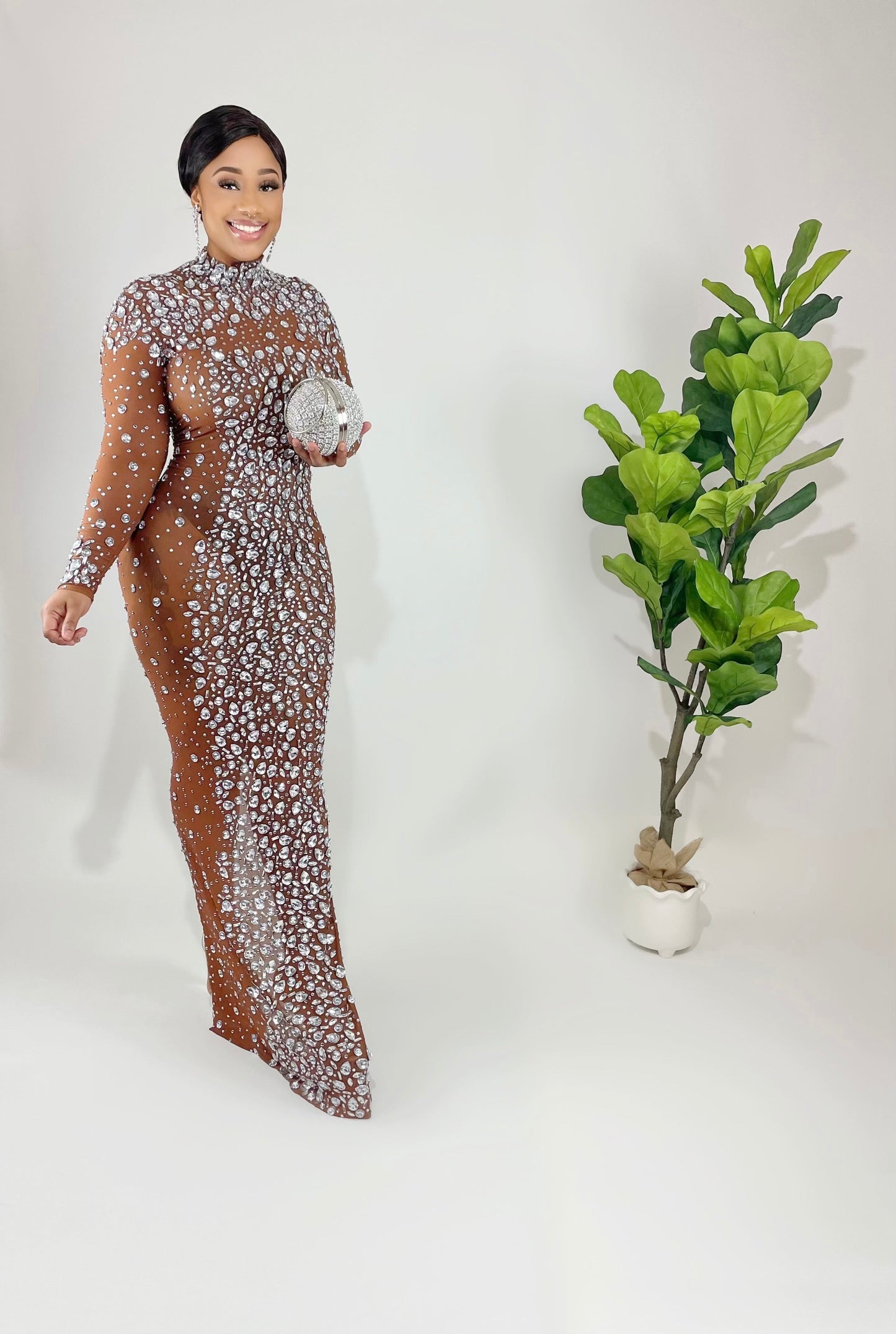 Chocolate Diamond Maxi Dress