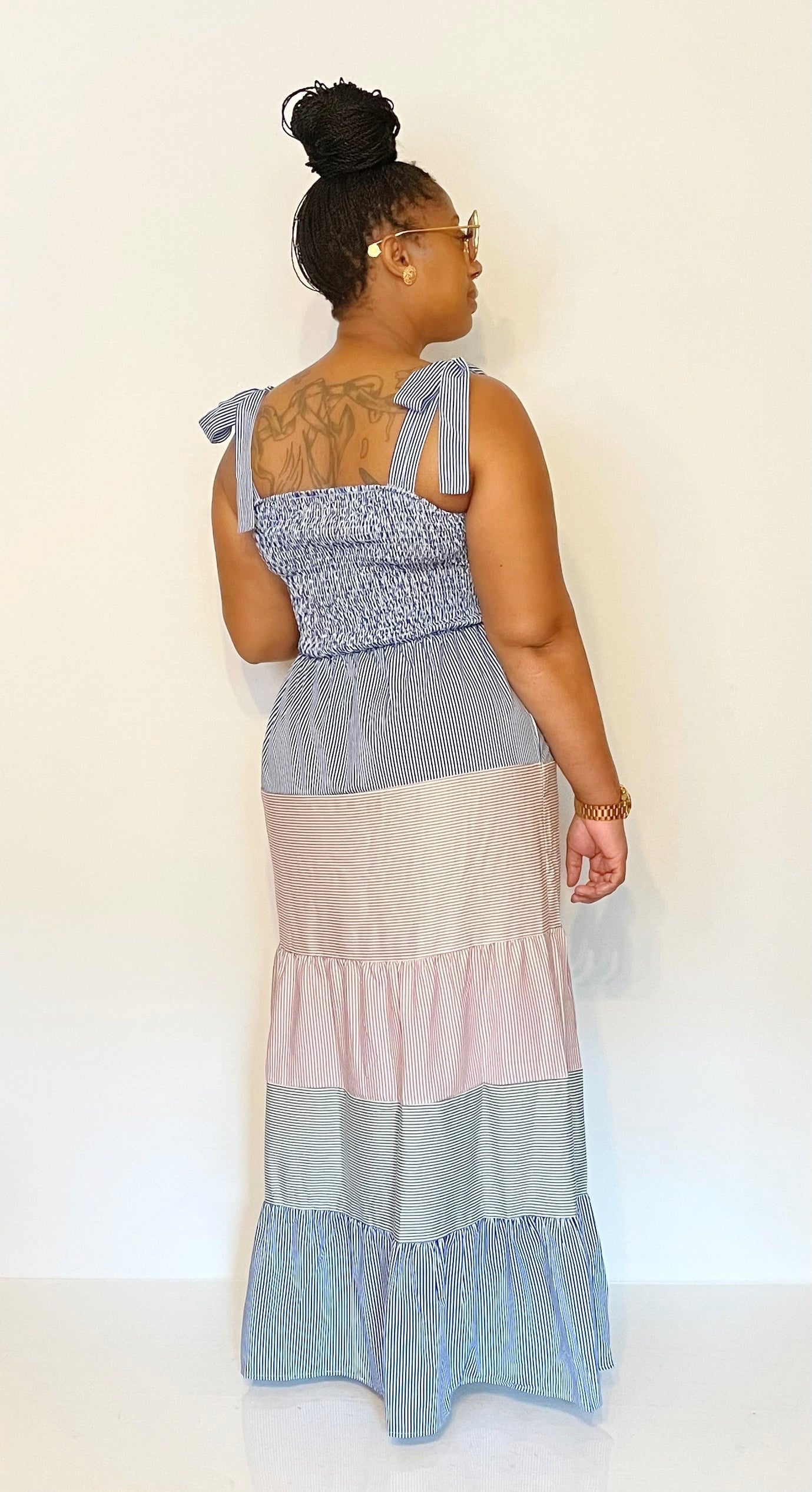 Joyce Smocking Maxi Dress