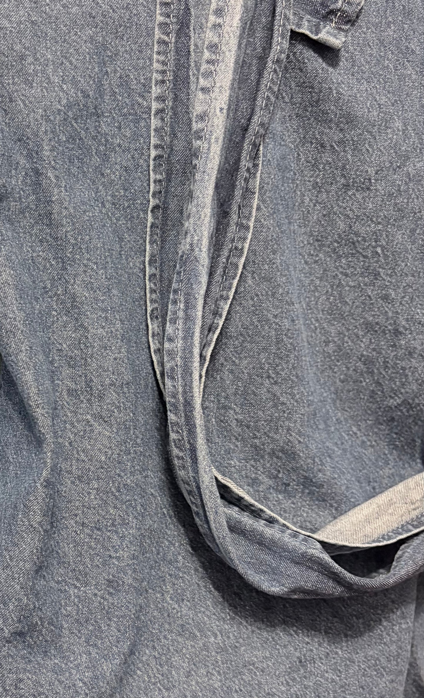Backless Beauty Denim Maxi Dress