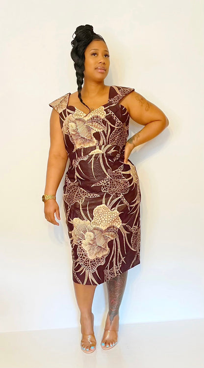 African Midi Dress