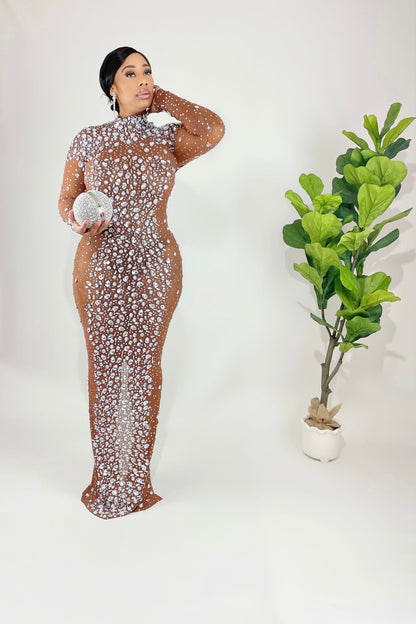 Chocolate Diamond Maxi Dress