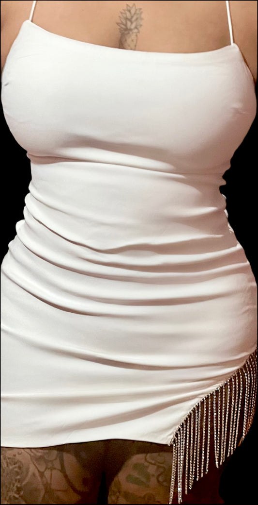 Miami Glow Fringe Dress