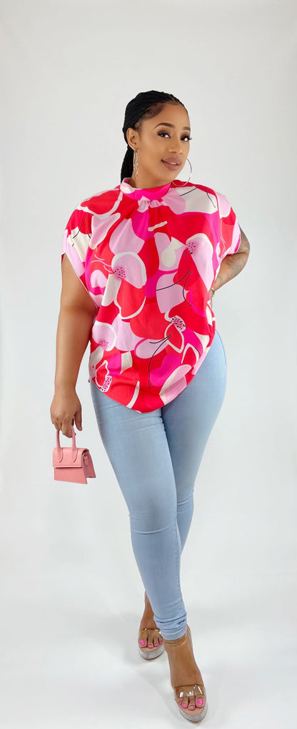 Hibiscus Blouse