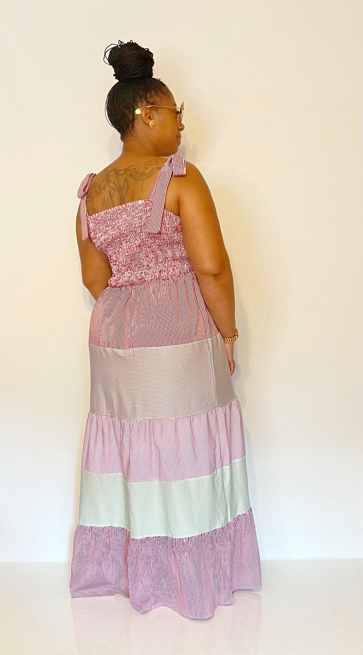 Joyce Smocking Maxi Dress