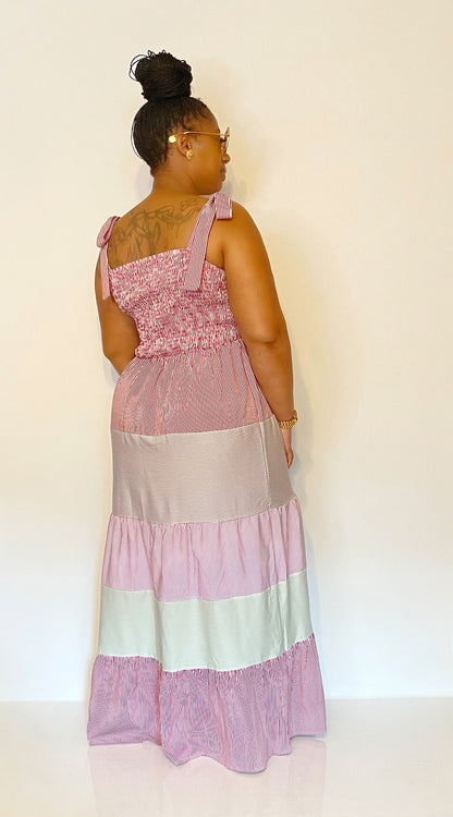 Joyce Smocking Maxi Dress