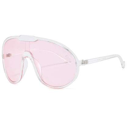 Vintage One Piece Champagne Sunglasses