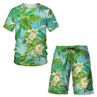 Casual men beach short set