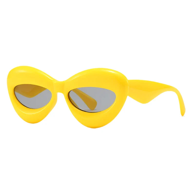 Plush women Cat Eye Sunglasses