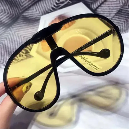 Vintage One Piece Champagne Sunglasses