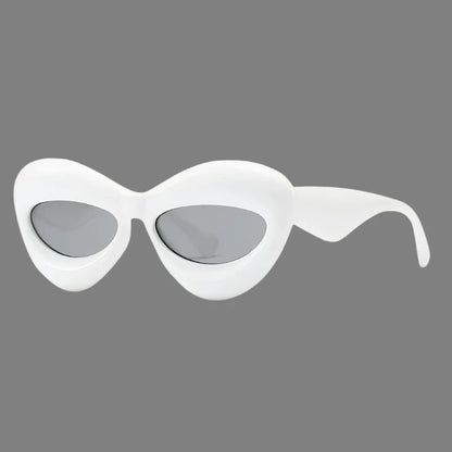 Plush women Cat Eye Sunglasses