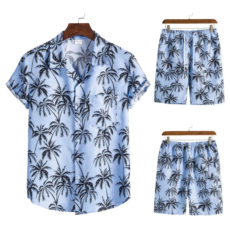 Stylish fit men beach shorts set