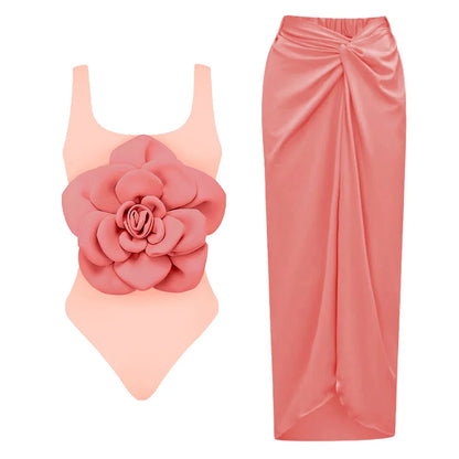 Hibiscus one piece swimsuit